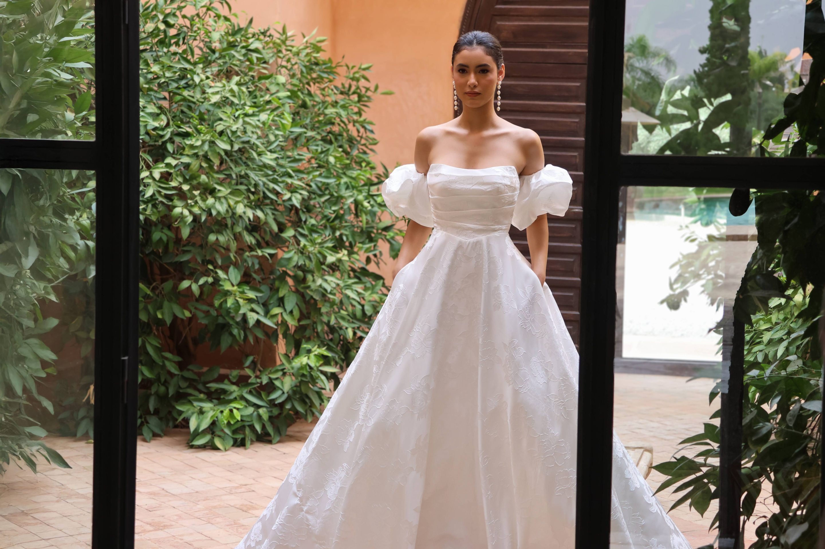 Robe de mariée Ophélie – Bustier ligne A en mikado luxueux