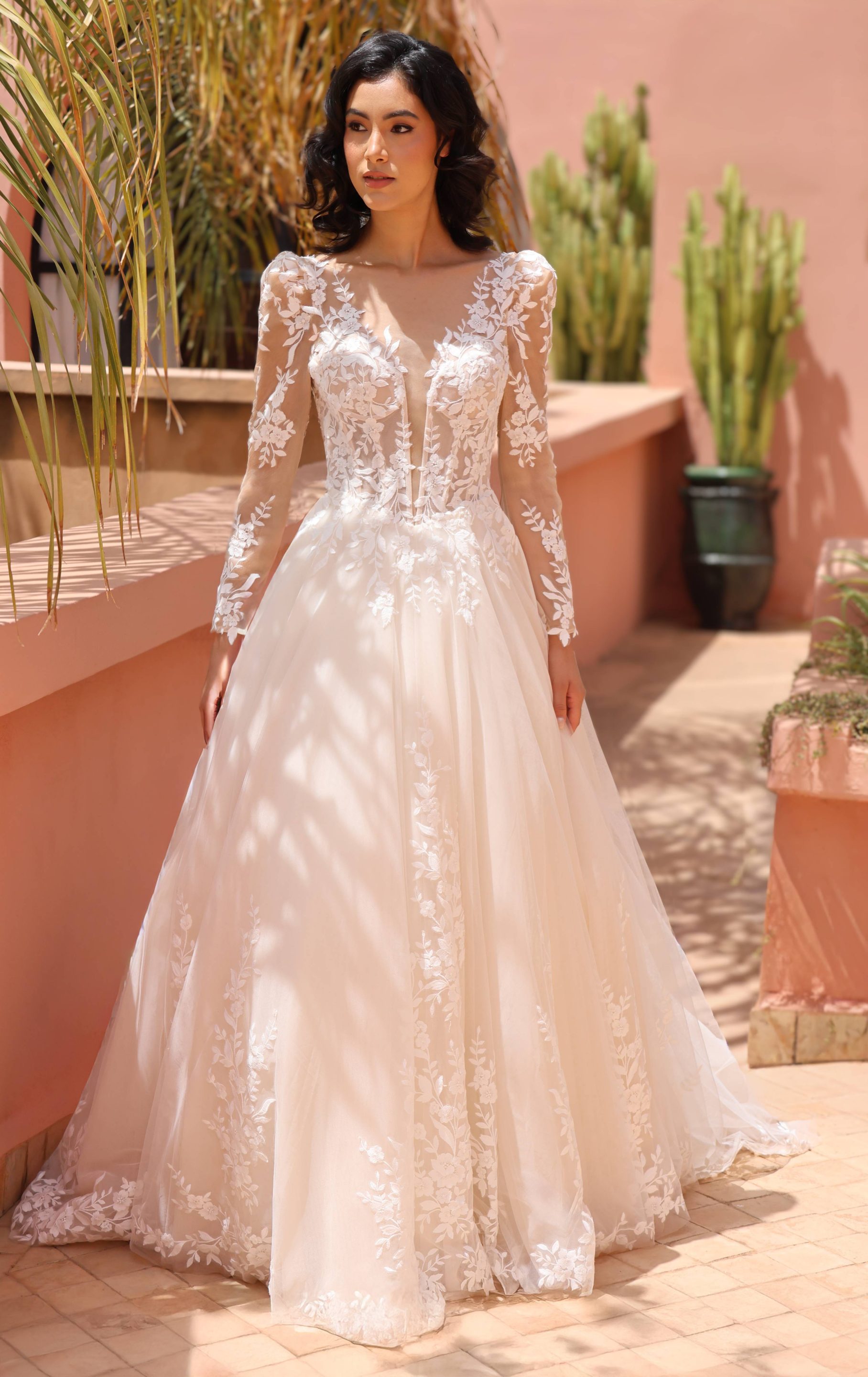 amara robe princesse en dentelle Robe de mariée princesse en dentelle